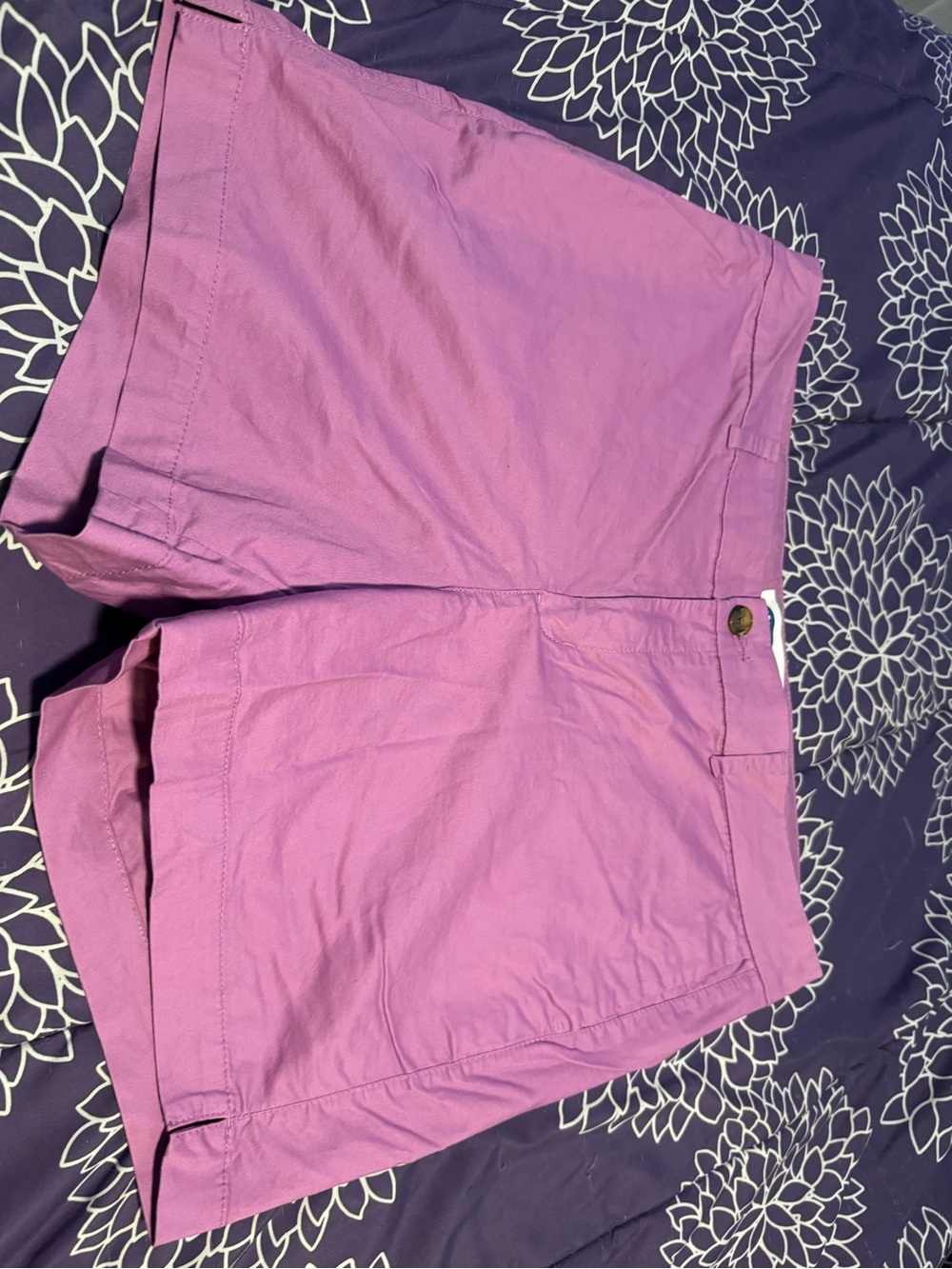 Old Navy Purple Cotton Bermuda Shorts